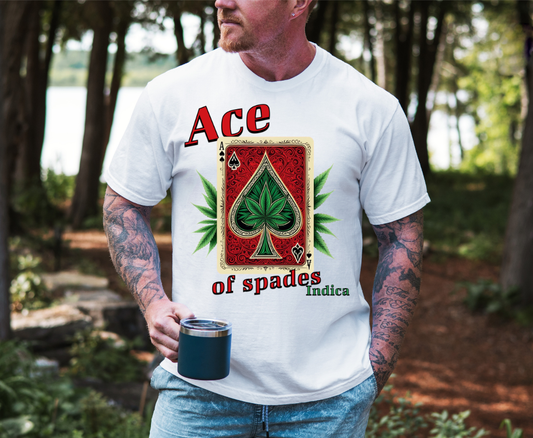 Ace of Spades Short Sleeve Unisex T Shirt