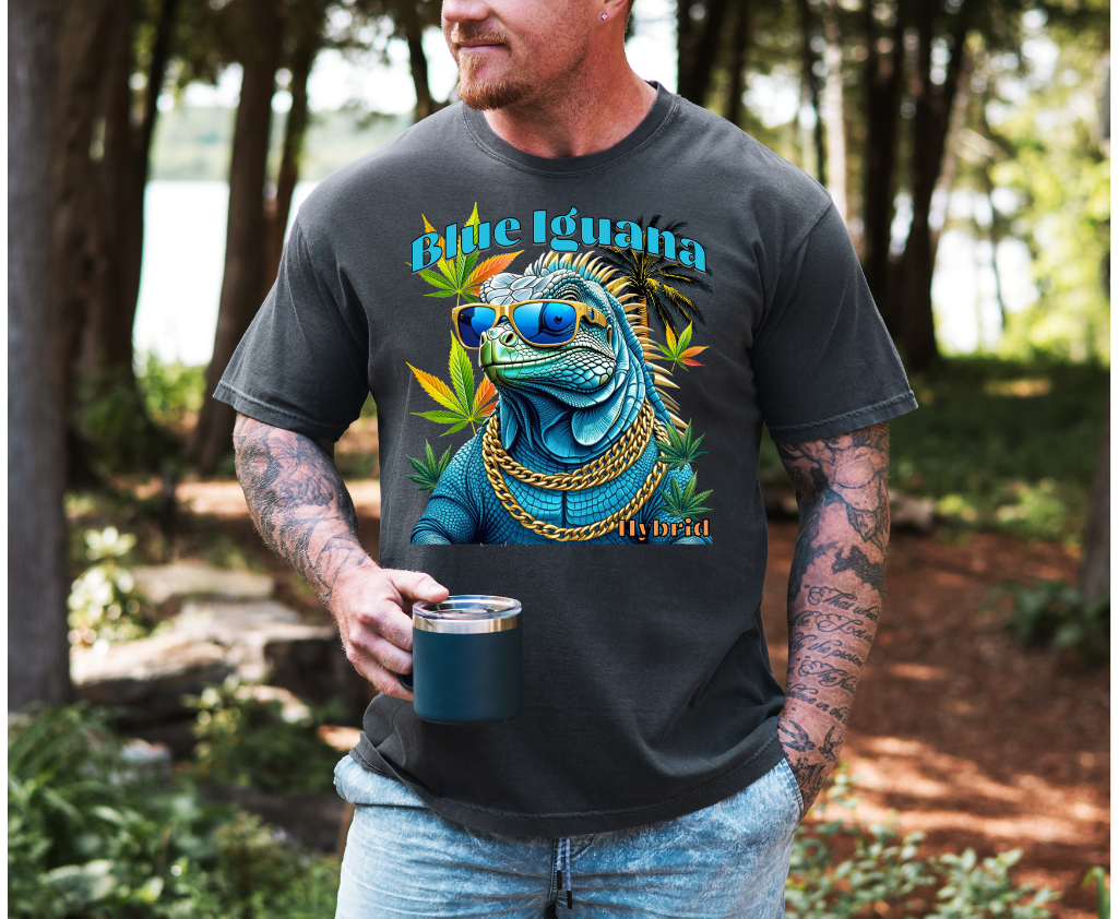 Blue Iguana Short sleeve unisex t shirt