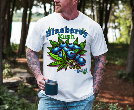 Blueberry Kush Short sleeve unisex t shirt