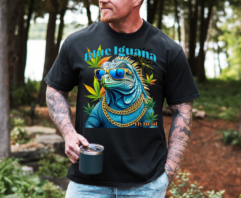 Blue Iguana Short sleeve unisex t shirt
