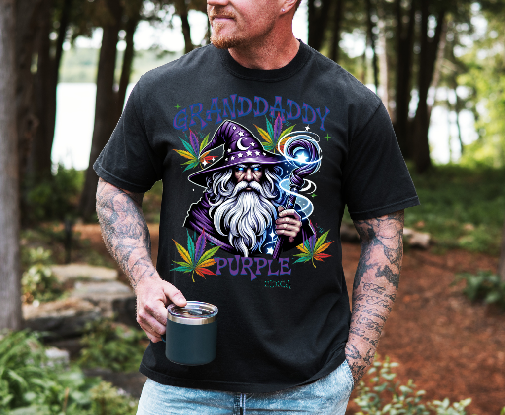 Granddady Purple Short sleeve unisex t shirt
