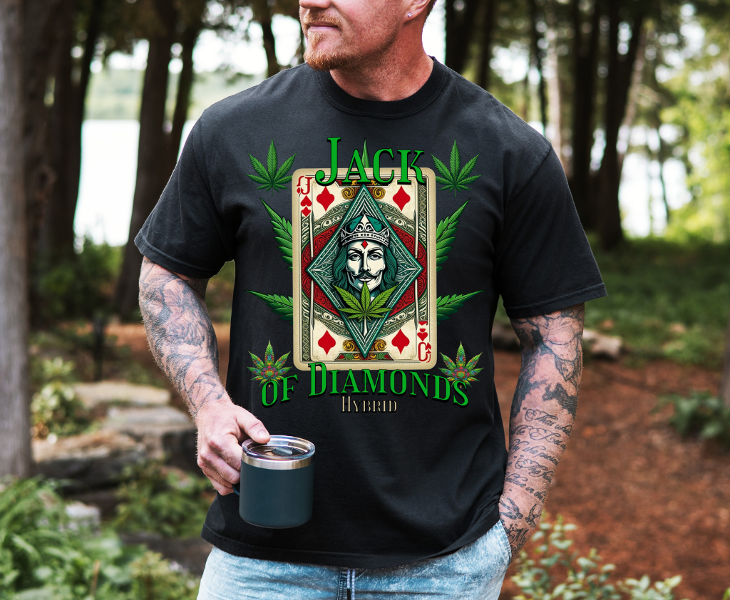 Jack of Diamonds Short sleeve unisex t shirt