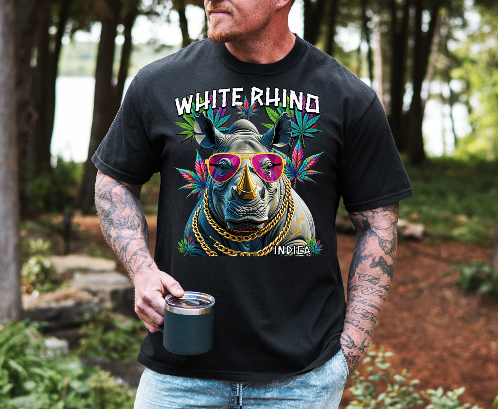 White Rhino Short sleeve unisex t shirt