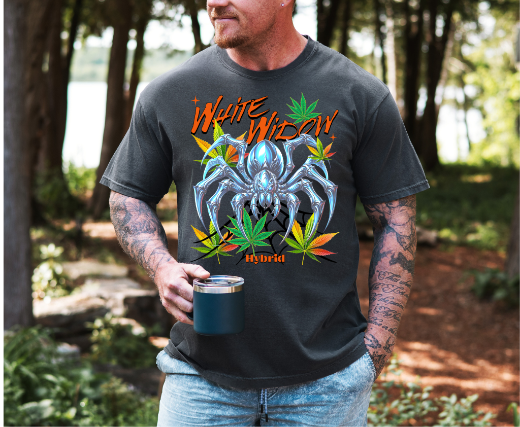 White Widow Short sleeve unisex t shirt