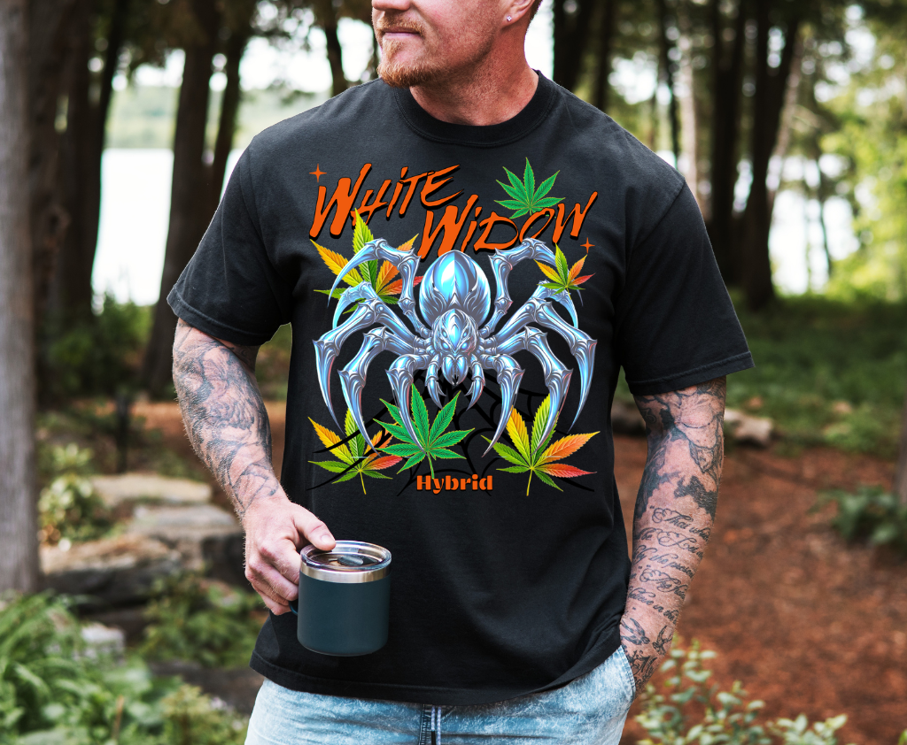 White Widow Short sleeve unisex t shirt