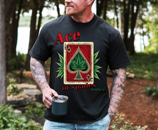 Ace of Spades Short Sleeve Unisex T Shirt