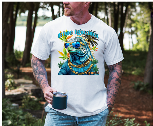 Blue Iguana Short sleeve unisex t shirt