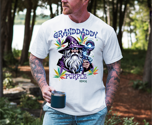Granddady Purple Short sleeve unisex t shirt