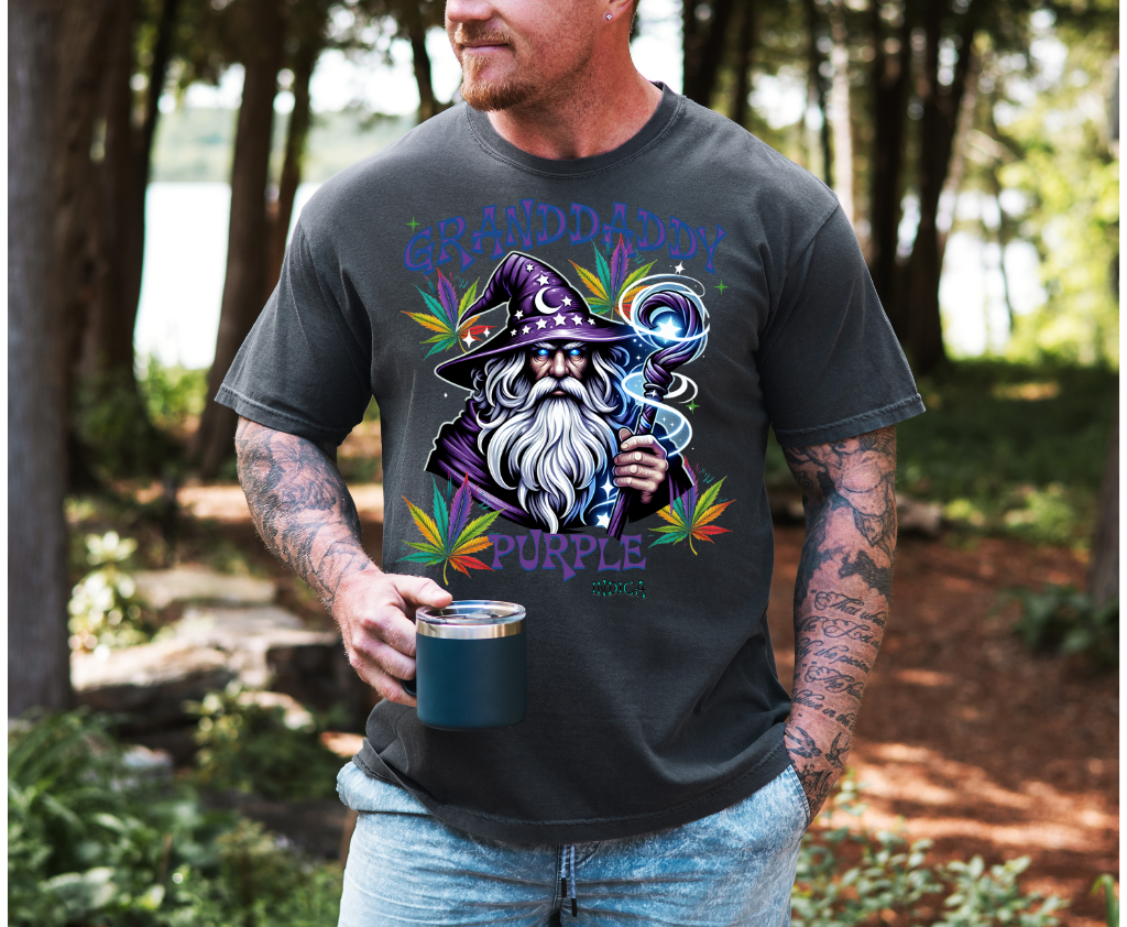 Granddady Purple Short sleeve unisex t shirt