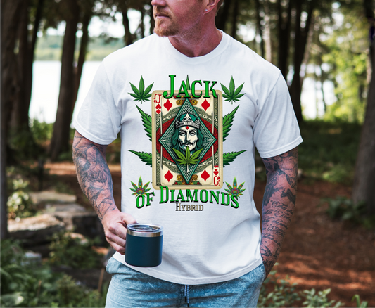 Jack of Diamonds Short sleeve unisex t shirt