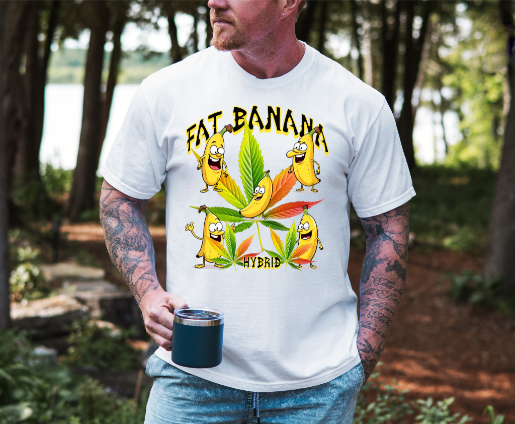 Fat Banana Short sleeve Unisex t shirt