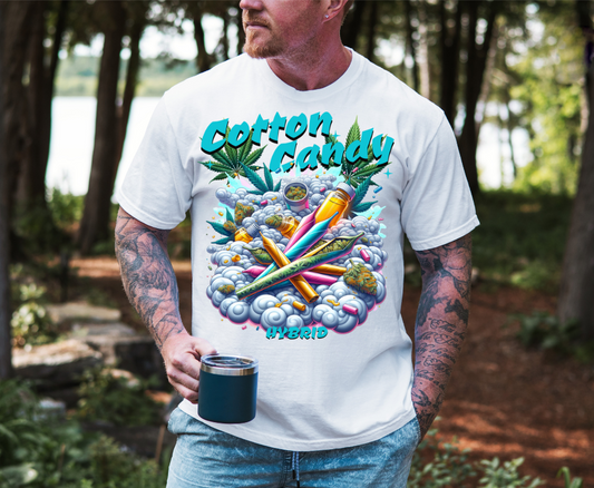 Cotton Candy Short sleeve unisex t shirt