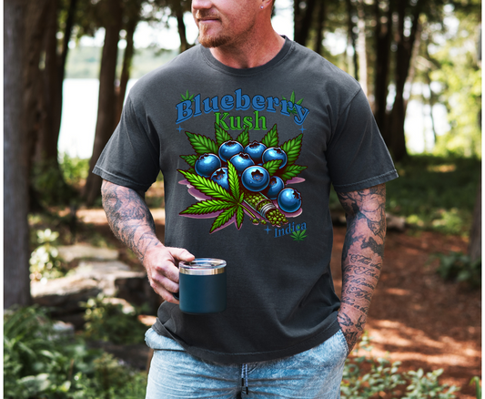 Blueberry Kush Short sleeve unisex t shirt
