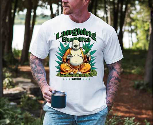 Laughing Buddha Short sleeve unisex t shirt