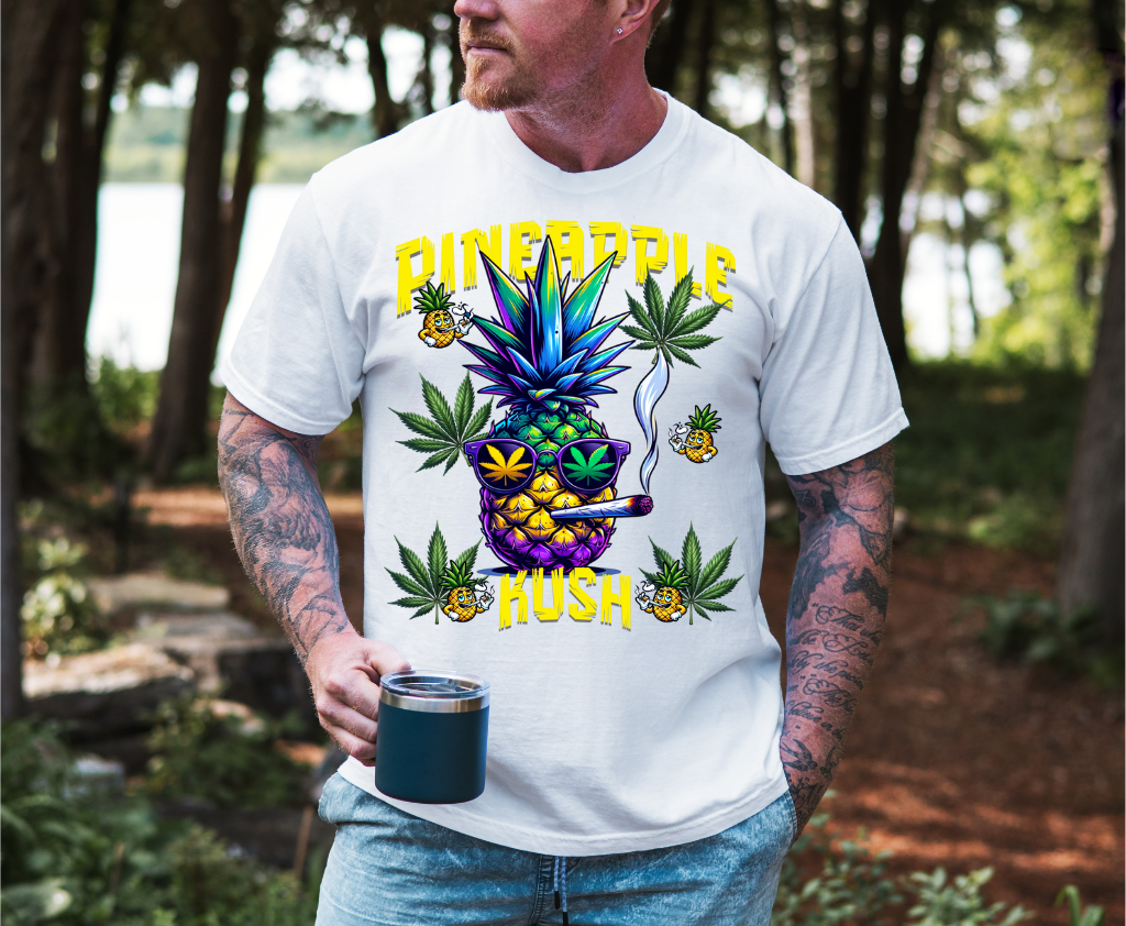 Pineapple Kush Short sleeve unisex t shirt