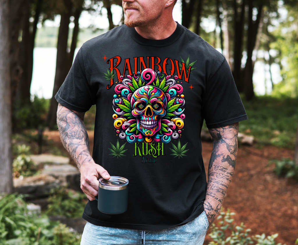 Rainbow Kush Short sleeve unisex t shirt