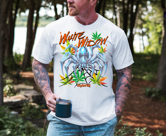 White Widow Short sleeve unisex t shirt